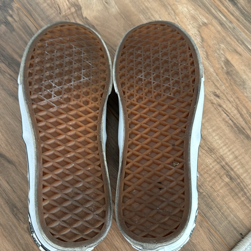 Van’s Classic Slip-On Checkerboard Black and White Canvas Shoes Size 7 - Picture 11 of 11